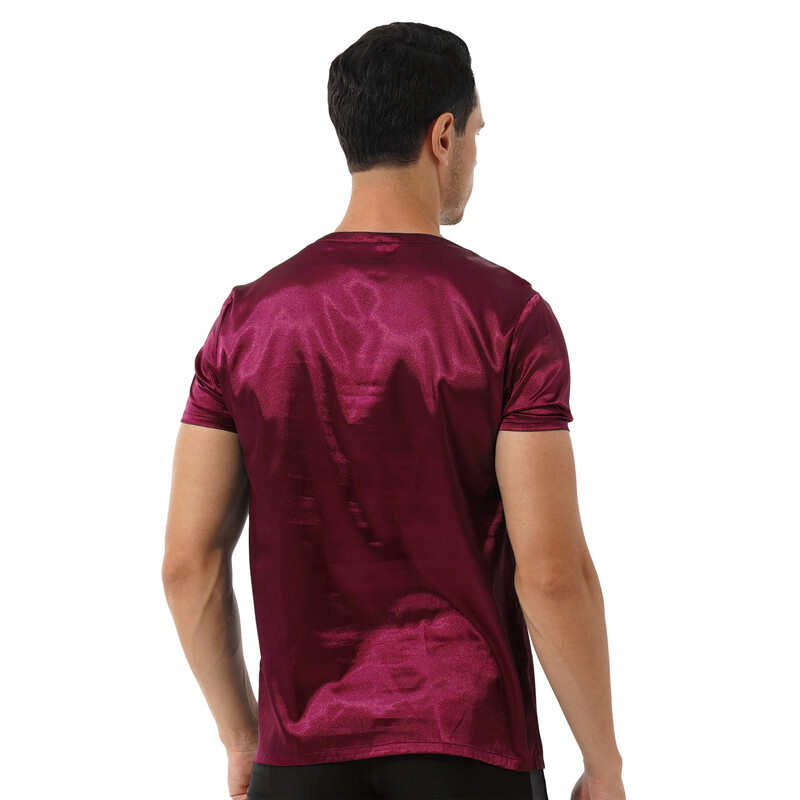 Vyriški satininiai miegui skirti apkarpyti viršutiniai marškinėliai naktiniai vienspalviai naktiniai marškinėliai naktiniai drabužiai miegui Vyriški pižamos poilsio drabužių viršutiniai drabužiai