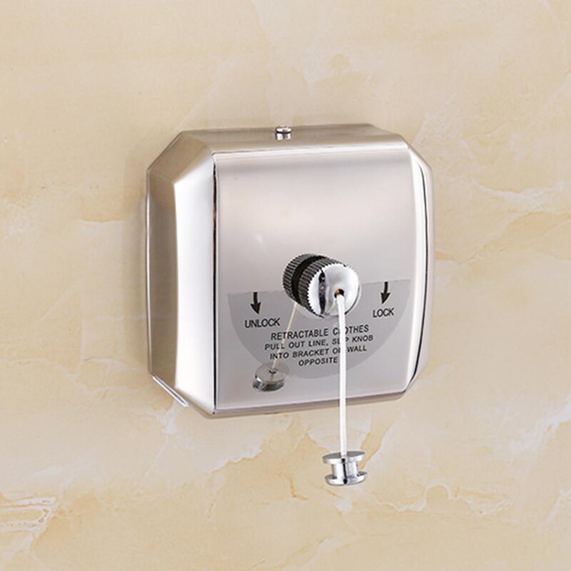 Sndă de rufe retractabilă Sndă de rufe de camping Sndă de rufe telescopică reglabilă pentru utilizare în interior și exterior Rezistență pentru umed