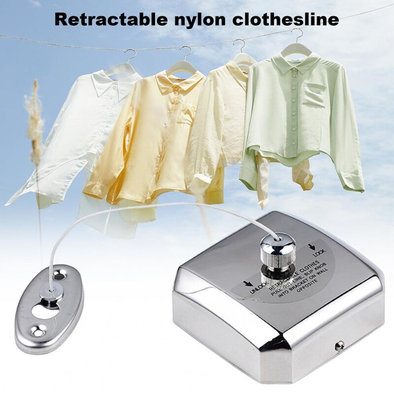 Sndă de rufe retractabilă Sndă de rufe de camping Sndă de rufe telescopică reglabilă pentru utilizare în interior și exterior Rezistență pentru umed