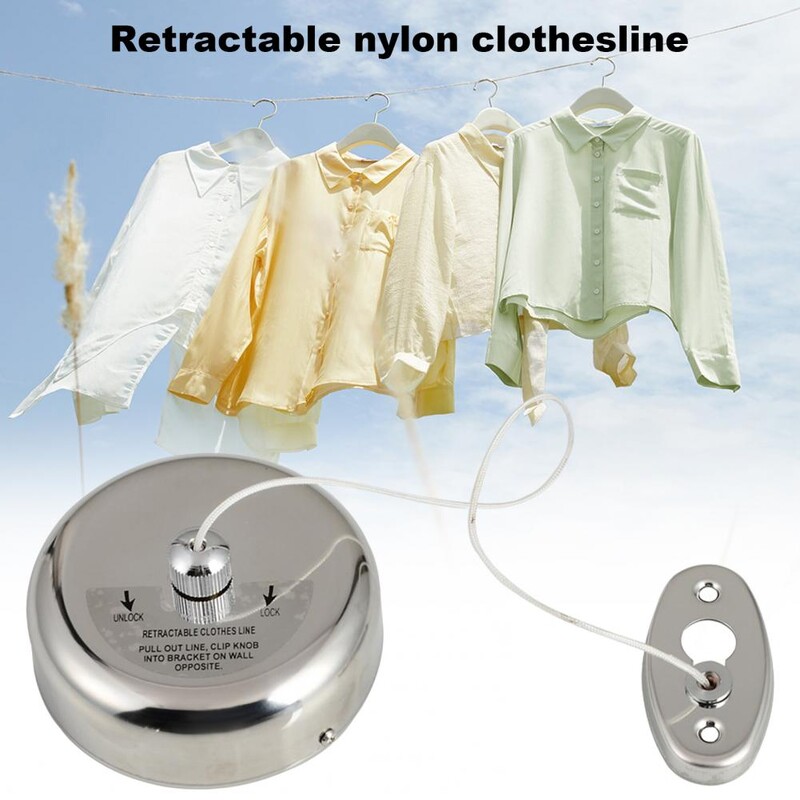 Sndă de rufe retractabilă Sndă de rufe de camping Sndă de rufe telescopică reglabilă pentru utilizare în interior și exterior Rezistență pentru umed