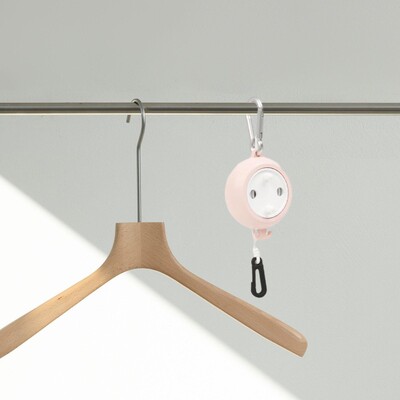 Behúzható kötélzsinór Hordozható, könnyen felszerelhető kültéri ruhakötél beltéri szállodákhoz, kirándulásokhoz kültéri túrákhoz