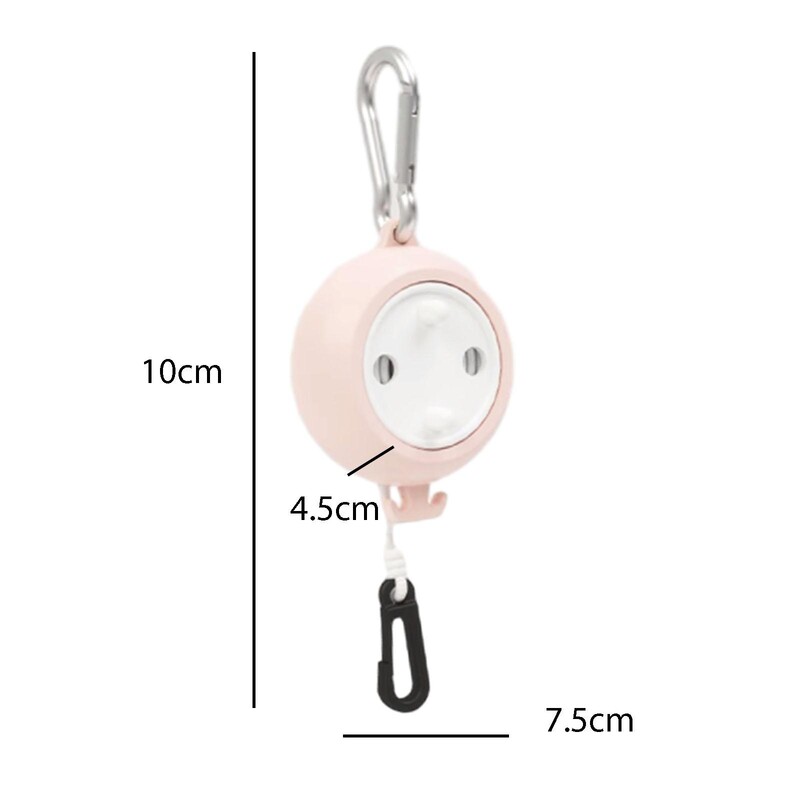 Behúzható kötélzsinór Hordozható, könnyen felszerelhető kültéri ruhakötél beltéri szállodákhoz, kirándulásokhoz kültéri túrákhoz