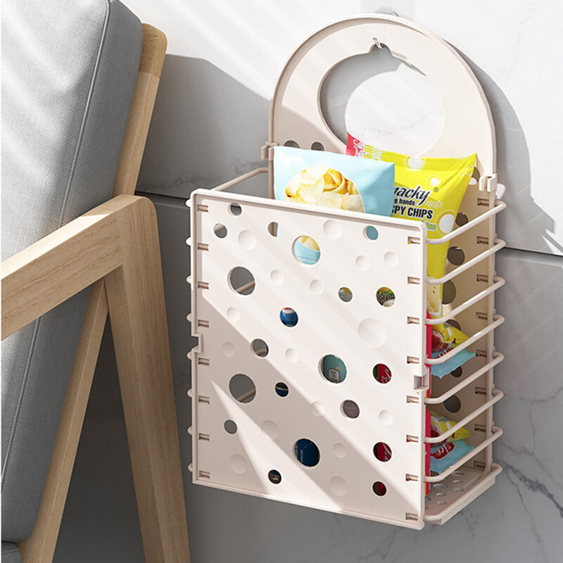 Kihajtható üreges műanyag piszkos szennyes kosár Kezdőlap Hordozható akadály Falra szerelhető ruhák Tároló kosarak Fürdőszoba rendező