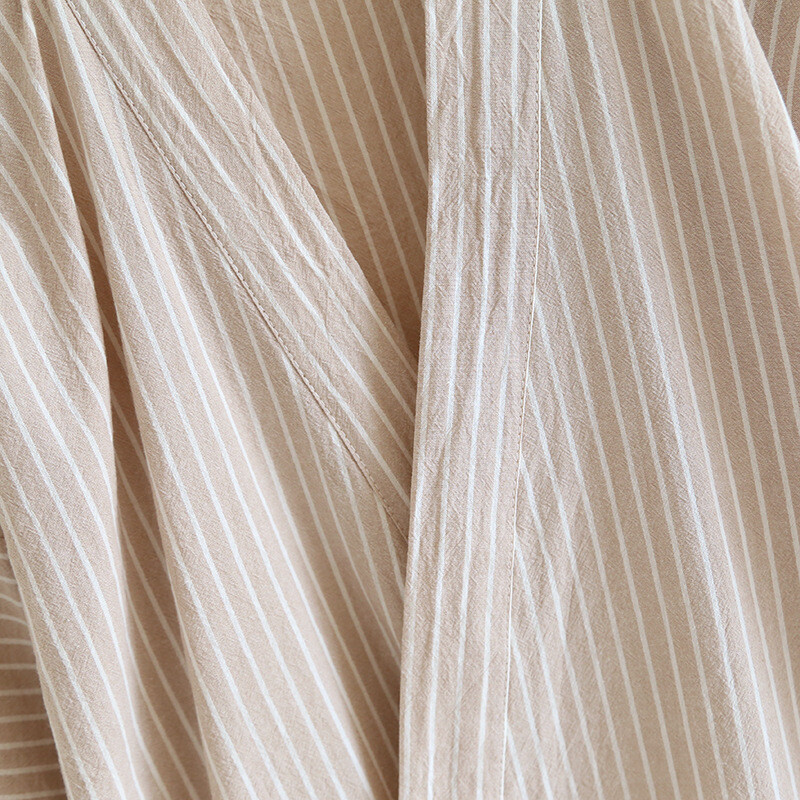 2024 Άνοιξη Καλοκαίρι Ιαπωνικά Σετ Πυτζάμες Ανδρικά 100% βαμβακερά σετ ρόμπες σπα Boxer Ρόμπες κιμονό υψηλής ποιότητας Ανδρικές ριγέ οικιακές ρόμπες