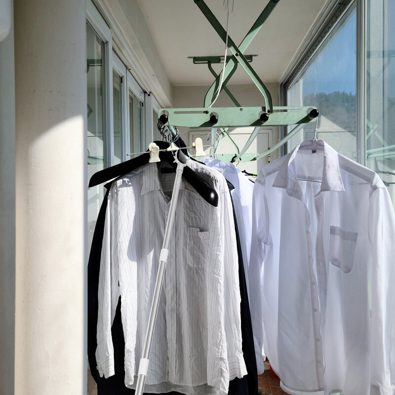 Drabužių pakabos Žemėlapis Susiuvimas Bėgis Džiovinimo Strypas Tvirtas stulpas Lauke Sujungiamas Namų Šakės Baltas Sujungimas Drabužių virvė Elder