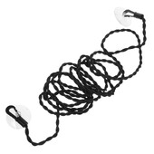 Clothesline Hook vėjui atspari džiovinimo virvė, skirta lauko skalbiniams, ištraukiama viduje