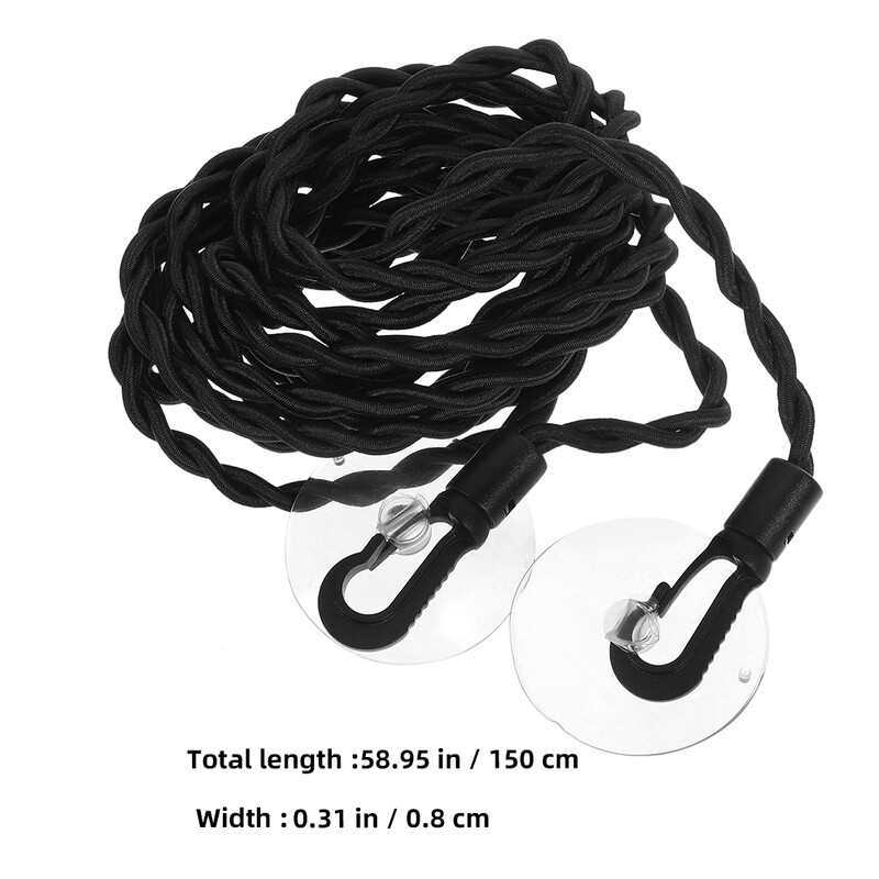 Clothesline Hook vėjui atspari džiovinimo virvė, skirta lauko skalbiniams, ištraukiama viduje