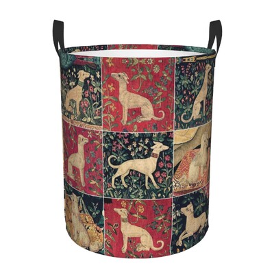 Coș de rufe personalizat pentru ogar Galgos Coș de rufe pliabil Whippet Sighthound Coș de haine pentru pepinieră Coș de depozitare pentru jucării pentru copii