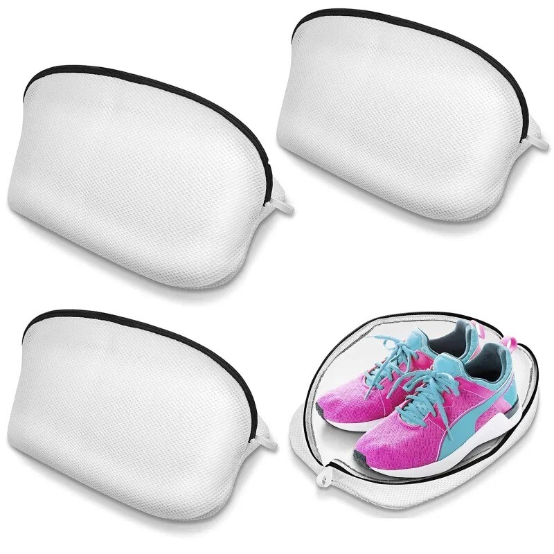 Hálós mosodai táska Mosógép Cipőtáska cipzárral Utazási cipőtároló táskák Védőruha tárolódoboz Szervező táskák