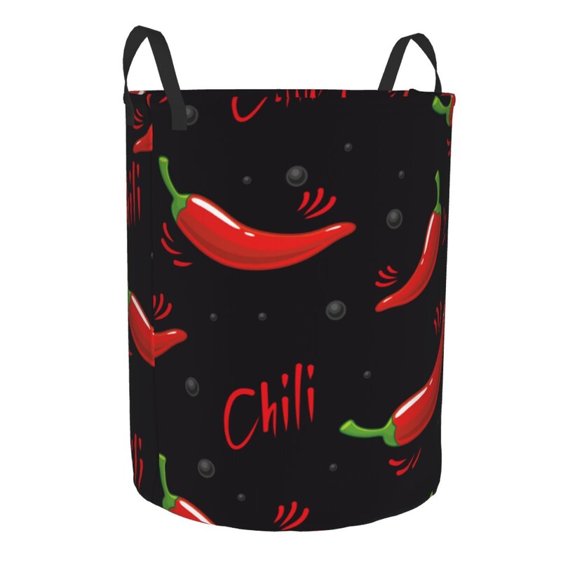 Sulankstomas skalbinių krepšelis čili raštas nešvarių drabužių laikymo kibiras Drabužių spinta Drabužių organizatorius kliūtis