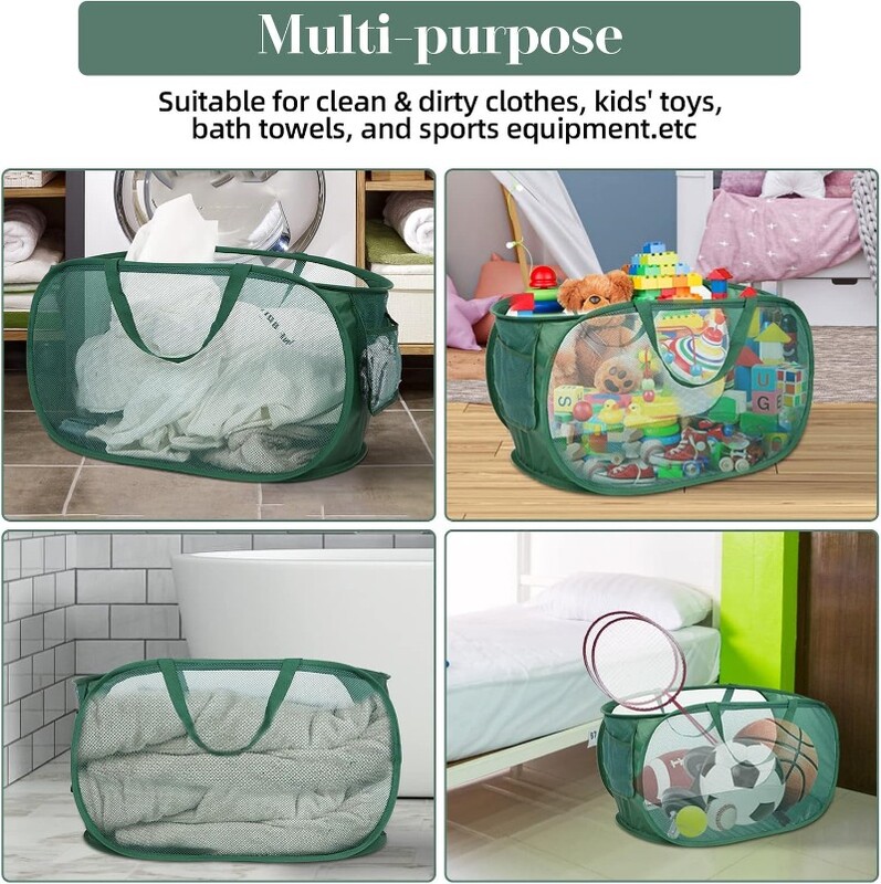 Vonios kambarys Skalbinių krepšelis Buitinė tinklelio laikymas Sportas Treniruotės Dušas Drabužių krepšys Sulankstomas nešiojamas verslo kelionės