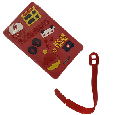 kawaii Creative Corgi Panda Bagažo etiketė Lagamino ID Adresas Bagažo įlaipinimo etiketė Silikoninė etiketė Kelionės reikmenys