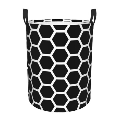 Egyedi méhsejt hatszögletű szennyeskosár Összecsukható, geometrikus, század közepén, modern ruházati akadályozó játékok szervező tárolórekeszek