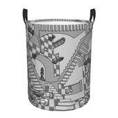 Chess Dimension Hamper Laundry Large Storage Basket Game Lover Chess Piece Kids Nursery Toy Organizer