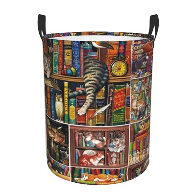 Χαριτωμένο Creative Cat Laundry Hamper Μεγάλο καλάθι αποθήκευσης για κορίτσια, για αγόρια, οργάνωση παιχνιδιών