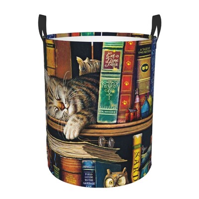 Χαριτωμένο Creative Cat Laundry Hamper Μεγάλο καλάθι αποθήκευσης για κορίτσια, για αγόρια, οργάνωση παιχνιδιών