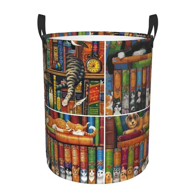 Χαριτωμένο Creative Cat Laundry Hamper Μεγάλο καλάθι αποθήκευσης για κορίτσια, για αγόρια, οργάνωση παιχνιδιών