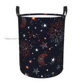 Sulankstomas skalbinių krepšelis nešvariems drabužiams Galaxy Constellation Sandėliavimo kliūtis Vaikams Kūdikių namų organizatorius