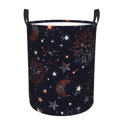Sulankstomas skalbinių krepšelis nešvariems drabužiams Galaxy Constellation Sandėliavimo kliūtis Vaikams Kūdikių namų organizatorius