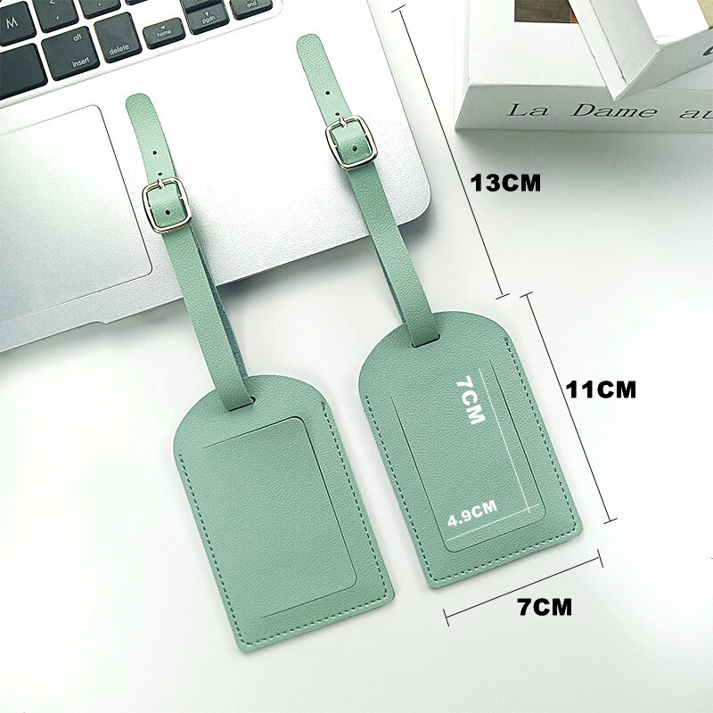 Žene Muškarci PU kožna oznaka za prtljagu Oznaka za identifikaciju kofera Oznaka za ukrcajnu torbu za prtljagu Oznaka s imenom ID Adresa Držač Putna oprema