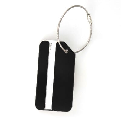 Divat Fém Utazási poggyászcímkék Poggyász névcímkék Bőrönd Cím Címketartó Alumíniumötvözet Csomagcímke Utazási kiegészítők