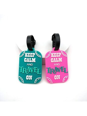 1PCS Cute Tag Αποσκευών Creative Letter Βαλίτσα Silicon Portable Travel Adres Holder Bag Tags for Baggage Travel Bass