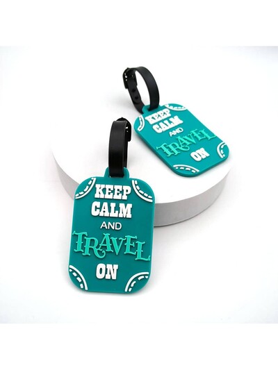 1 KOM. Slatka oznaka za prtljagu Kreativni kovčeg s pismom Silikonski prijenosni držač adresa za putovanja Oznake za torbu za prtljagu Osnove putovanja