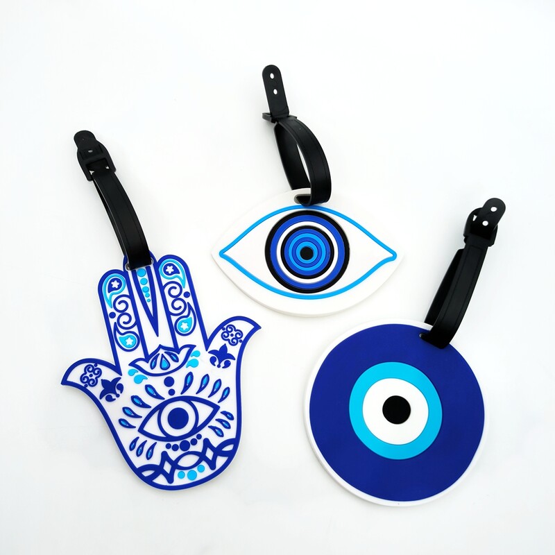 1vnt / 3vnt Mėlynos nepriklausomybės dienos stiliaus bagažo etiketės, pakabinamos etiketės, oro uosto apsaugos nuo praradimo ID etiketės, būtinos tiek vyrams, tiek moterims