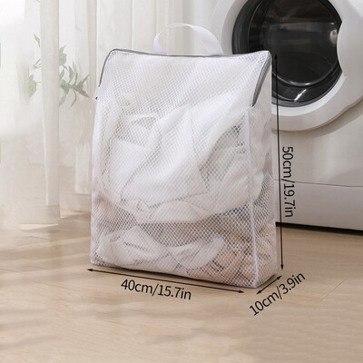 1 tk pesukotid Tõmblukuga pesupesemisvõrk kotid Kokkupandavad kaitseriiete pesuvõrgu kotid riiete hoolduskotid pesumasinale