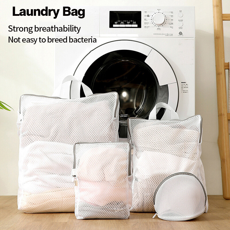 1 tk pesukotid Tõmblukuga pesupesemisvõrk kotid Kokkupandavad kaitseriiete pesuvõrgu kotid riiete hoolduskotid pesumasinale
