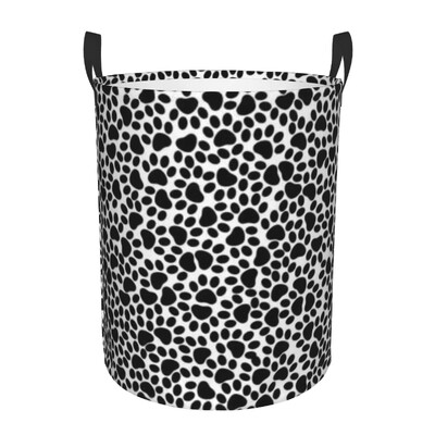 Dirty Laundry Basket Dog Paw Print Πτυσσόμενος κάδος αποθήκευσης ρούχων Αδιάβροχος οργανωτής σπιτιού
