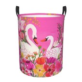 Ballet Art Coș de rufe Pliabil haine de lebădă Coș de jucărie Coș de depozitare pentru creșă de copii