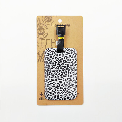 Naljepnica za prtljagu s leopardovim printom Muška oznaka za putnu prtljagu Ženski kovčeg ID Adresa Držač Ukrcaj za prtljagu Prijenosni
