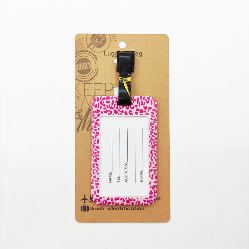 Naljepnica za prtljagu s leopardovim printom Muška oznaka za putnu prtljagu Ženski kovčeg ID Adresa Držač Ukrcaj za prtljagu Prijenosni