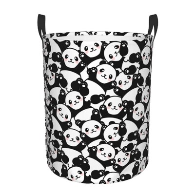 Individualizuoto animacinio filmo „Panda Bear“ skalbinių kliūtis, didelis sandėliavimo krepšelis, vaikų darželio žaislų laikiklis