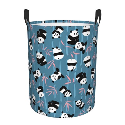 Individualizuoto animacinio filmo „Panda Bear“ skalbinių kliūtis, didelis sandėliavimo krepšelis, vaikų darželio žaislų laikiklis