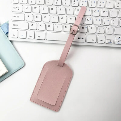 1PC PU kožna oznaka za prtljagu Naljepnica za kovčeg Žene Muškarci Oznaka za ukrcajnu prtljagu Oznaka Ime ID Adresa Držač Dodaci za putovanja