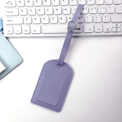 1PC PU kožna oznaka za prtljagu Naljepnica za kovčeg Žene Muškarci Oznaka za ukrcajnu prtljagu Oznaka Ime ID Adresa Držač Dodaci za putovanja