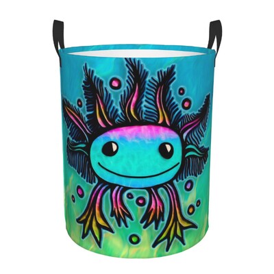 Slatka košara za rublje Axolotl, sklopiva igračka daždevnjak, korpa za odjeću, posuda za odlaganje za dječju sobu