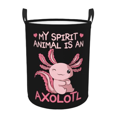 Slatka košara za rublje Axolotl, sklopiva igračka daždevnjak, korpa za odjeću, posuda za odlaganje za dječju sobu