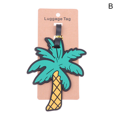 Kreatív poggyászcímkék Bőrönd azonosító címek Tartó Gyümölcsök Poggyász beszállási címkék Hordozható címkék utazási kiegészítők