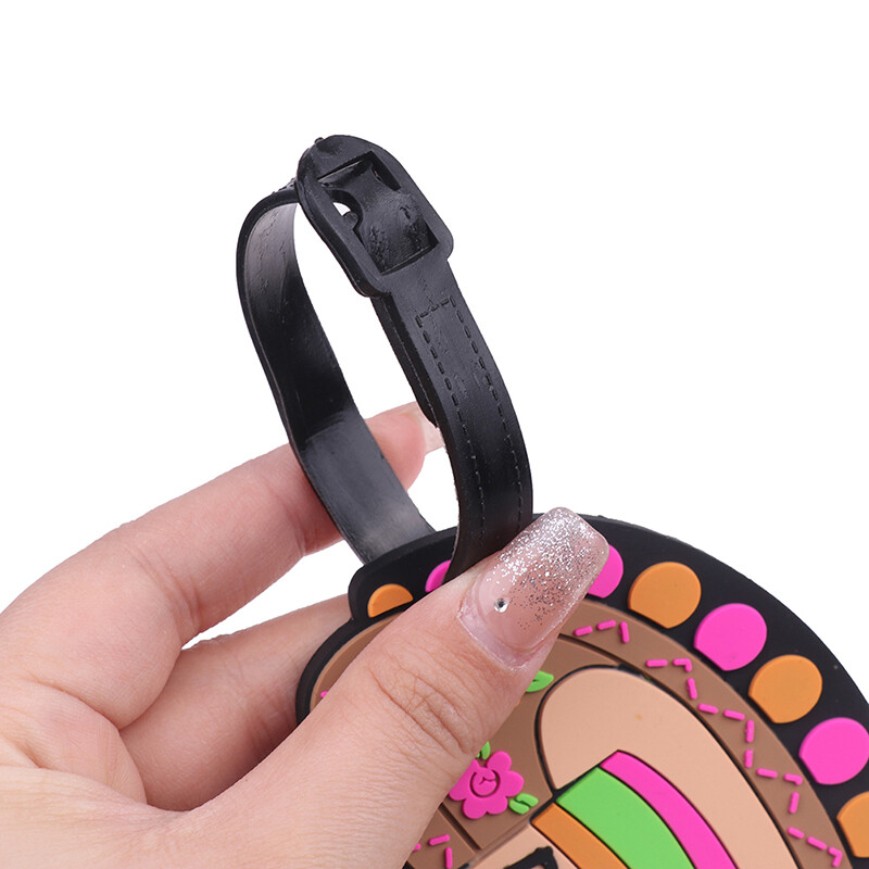 Kreatív poggyászcímkék Bőrönd azonosító címek Tartó Gyümölcsök Poggyász beszállási címkék Hordozható címkék utazási kiegészítők