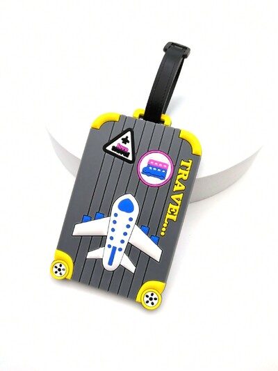1 db Creative Aircraft többszínű poggyászcímke Repülőtéri címke, utazási veszteség megelőzésére szolgáló akasztós címke férfiaknak és nőknek