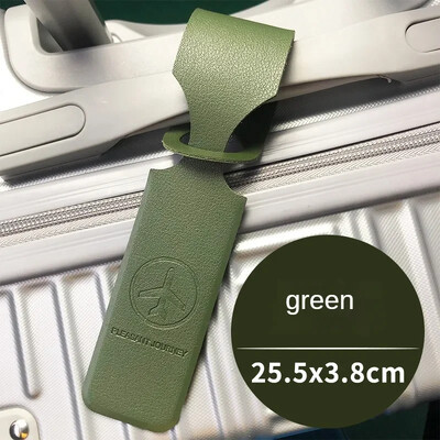 1x PU bőr poggyászcímke hordozható bőrönd azonosító címke poggyász beszállótáska címke név azonosító cím tartó utazási kiegészítők