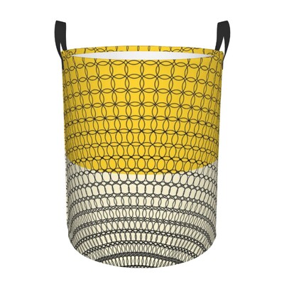 Geometric Laundry Hamper Μεγάλο καλάθι αποθήκευσης Αφηρημένη μπλε μοντέρνα τέχνη Παιδική οργάνωση παιδικών παιχνιδιών