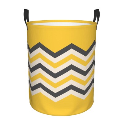 Geometric Laundry Hamper Μεγάλο καλάθι αποθήκευσης Αφηρημένη μπλε μοντέρνα τέχνη Παιδική οργάνωση παιδικών παιχνιδιών