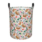 kohandatud Lovely Monkey Prinditud pesukorv Kokkupandav lapsehoidja lasteaia mänguasjade jaoks Korraldaja hoiukastid