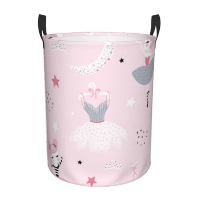 Pesukorv Armas baleriin, kes tantsib kuul Riie voltimine määrdunud riided Mänguasjad Hoiukapp Kodumajapidamise hoiukorv