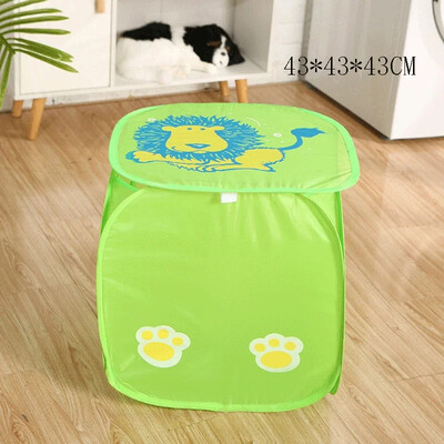 Kokkupandav tolmukindel Stor Box Suure mahutavusega pesukorv kaanega Mänguasjad Mitmesugused rõivaste organiseerija Kodune hoiustamiskorraldus