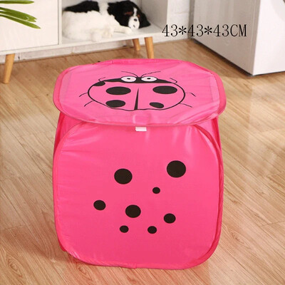 Kokkupandav tolmukindel Stor Box Suure mahutavusega pesukorv kaanega Mänguasjad Mitmesugused rõivaste organiseerija Kodune hoiustamiskorraldus